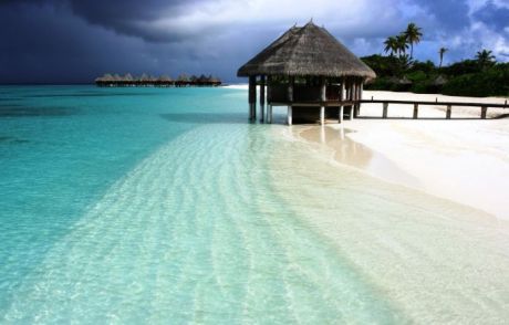 A resort in the Maldives. Limited-time offer...